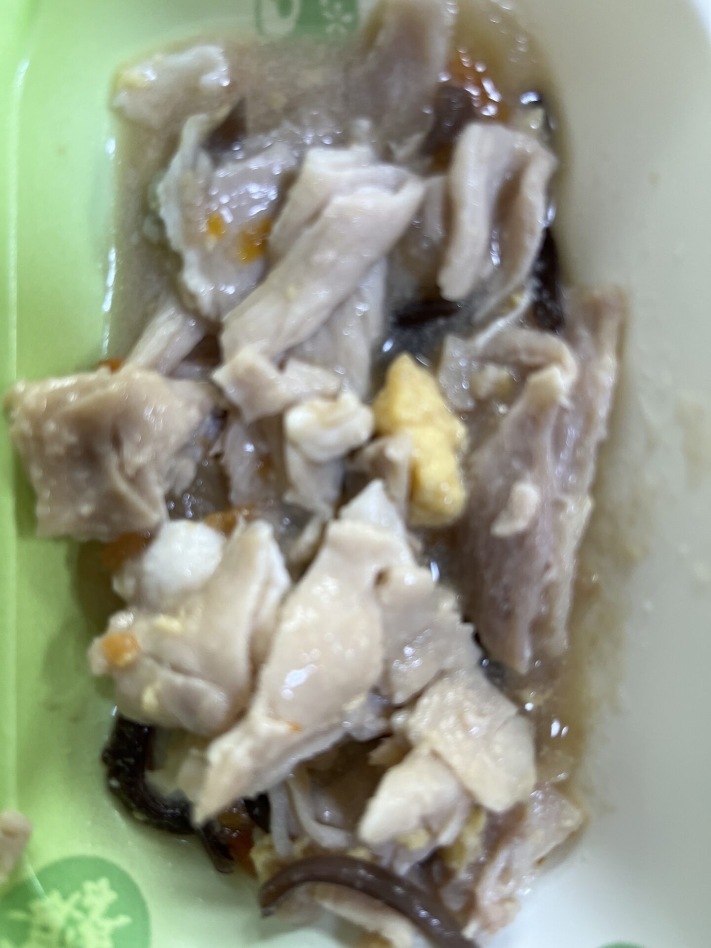 宅配クック123 豚肉と木耳の中華旨煮　2025.7.8朝食