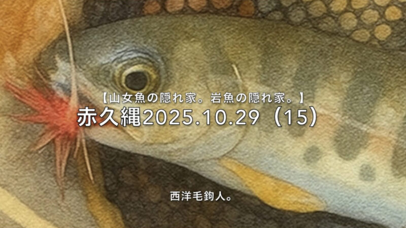 【フライフィッシング】胃薬不要の年齢山女魚！？ 