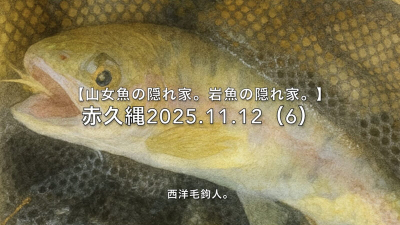 【フライフィッシング】放流点といえど、甘くない！ 