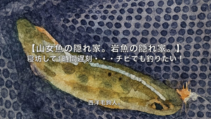 【フライフィッシング】寝坊して1時間遅刻・・・チビでも釣りたい！ 