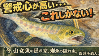 【フライフィッシング】警戒心が高い・・・これしかない！ 