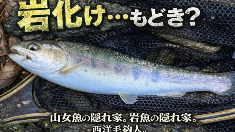 【フライフィッシング】岩化け・・・もどき？ 