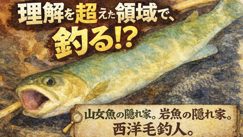 【フライフィッシング】理解を超えた領域で、釣る！？ 