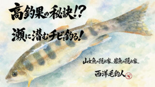 【フライフィッシング】高釣果の秘訣！？瀬に潜むチビを釣る！ 