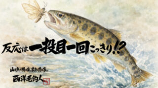 【フライフィッシング】反応は１投目1回こっきり！？ 