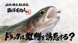 【フライフィッシング】ドラックは虹鱒を誘惑する？ 