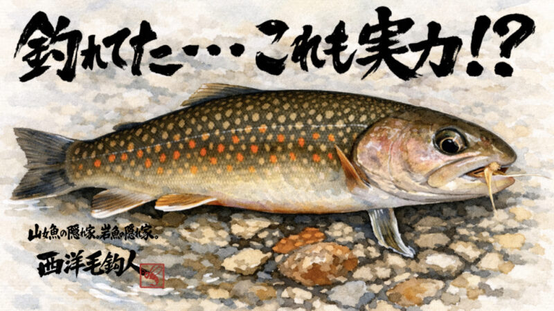 【フライフィッシング】釣れてた・・・これも実力！？ 