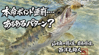 【フライフィッシング】本命ポイント直前・・・あるあるパターン？ 