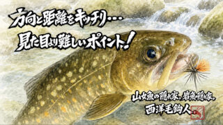 【フライフィッシング】方向と距離をキッチリ・・・見た目より難しいポイント！ 