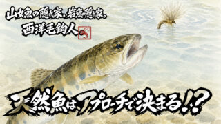 【フライフィッシング】天然魚は、アプローチで決まる！？ 