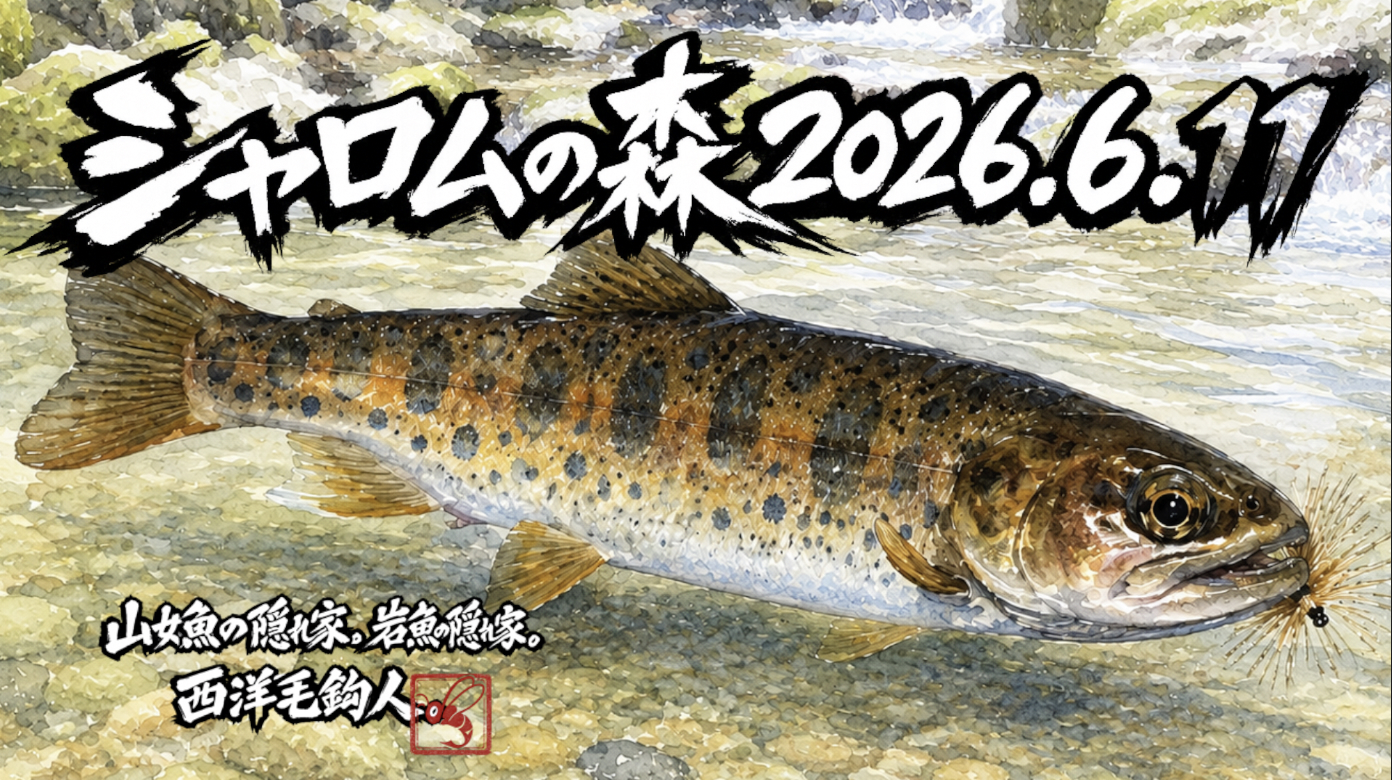【釣果6匹山女魚2岩魚4】シャロムの森2026.6.11