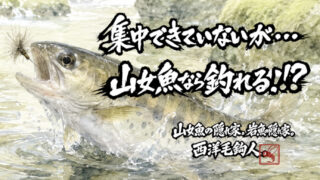 【フライフィッシング】集中できていないが・・・山女魚なら釣れる！？ 