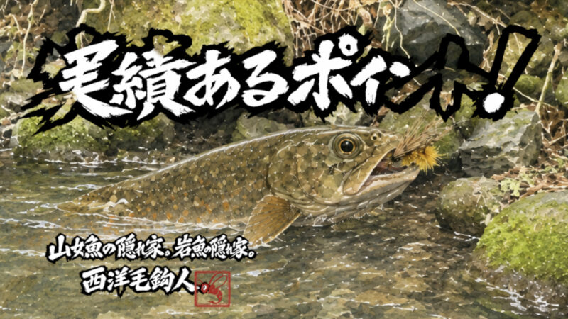 【フライフィッシング】実績あるポイント！