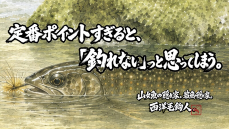 【フライフィッシング】定番ポイント過ぎると、「釣れない」っと思ってしまう。