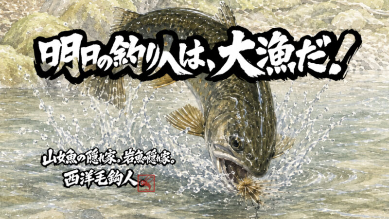 【フライフィッシング】明日の釣り人は、大漁だ！