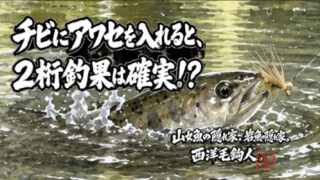 【フライフィッシング】チビにアワセを入れると、2桁釣果は確実！？ 