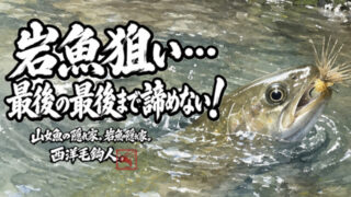 【フライフィッシング】岩魚狙い・・・最後の最後まで諦めない！ 