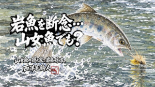 【フライフィッシング】岩魚を断念・・・山女魚でも？ 