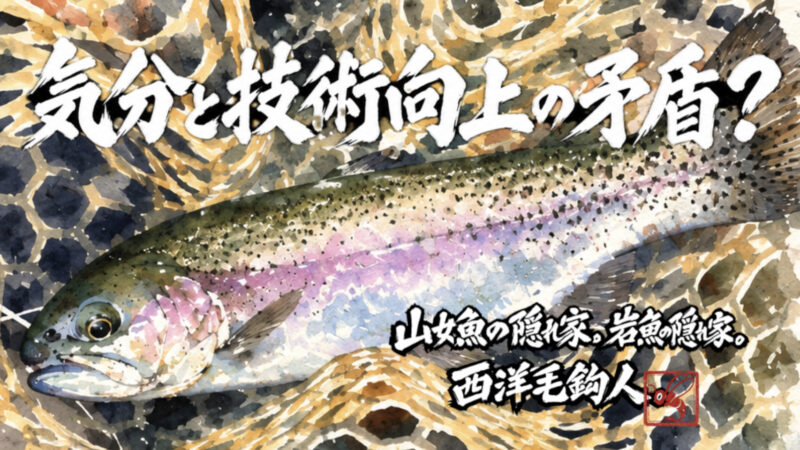 【フライフィッシング】気分と技術向上の矛盾？