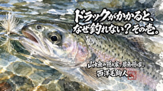 【フライフィッシング】ドラックがかかると、なぜ釣れない？その壱。 